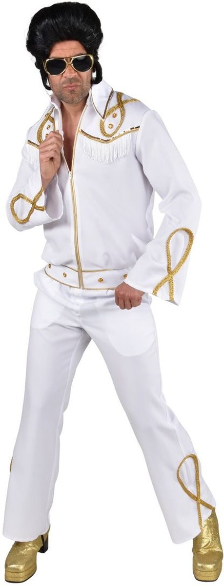 Rock & Roll Kostuum | Gouden Generatie Rock And Roll Elvis | Man | Small | Carnaval kostuum | Verkleedkleding